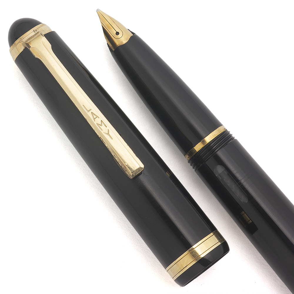 Lamy 27b Fountain Pen (1960s) - Black w GT, Piston Filler, Medium